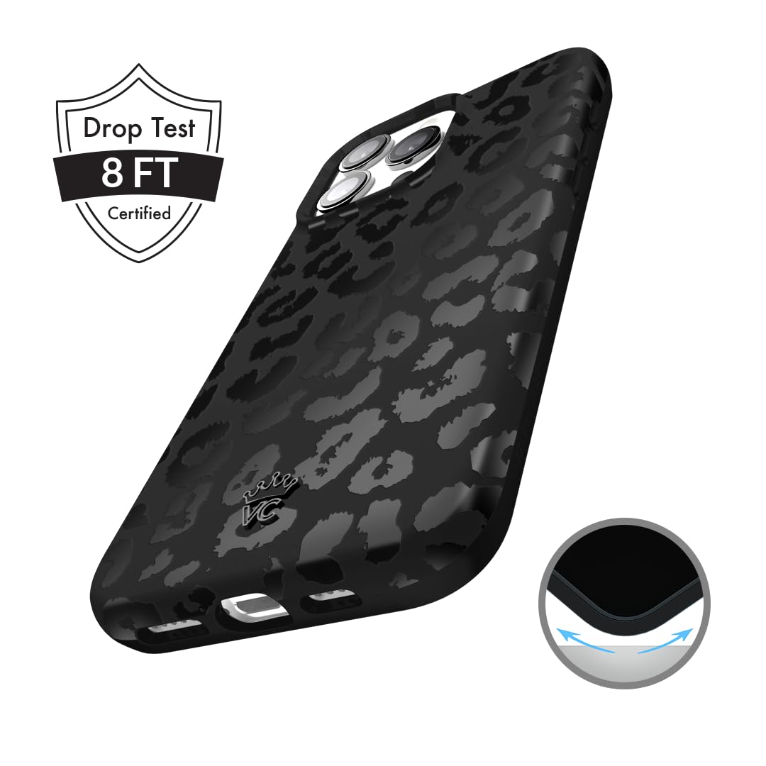 Amazon.com: VELVET CAVIAR Black Leopard Cheetah Print Phone Case