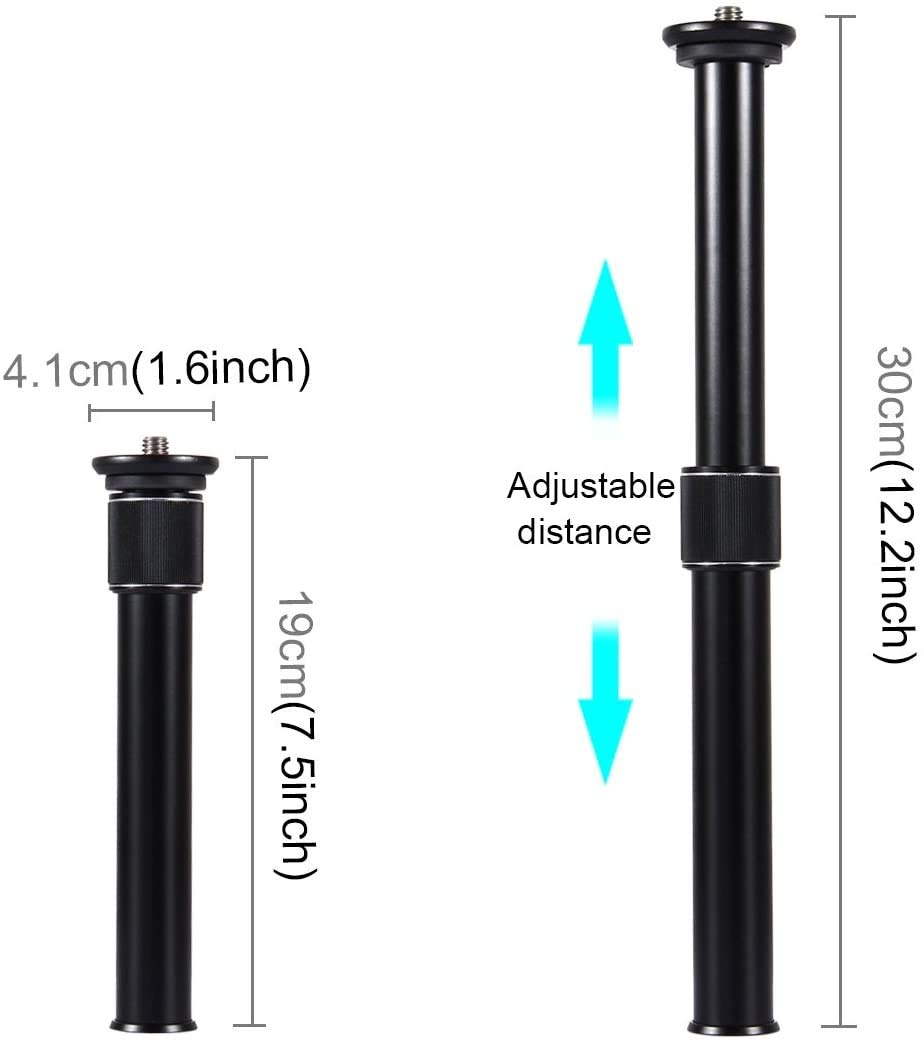 Przedłużacz statywu Przedłużacz statywu Regulowany przedłużacz Monopod Profesjonalny przedłużacz do monopodu do regulowanego stabilizatora statywu