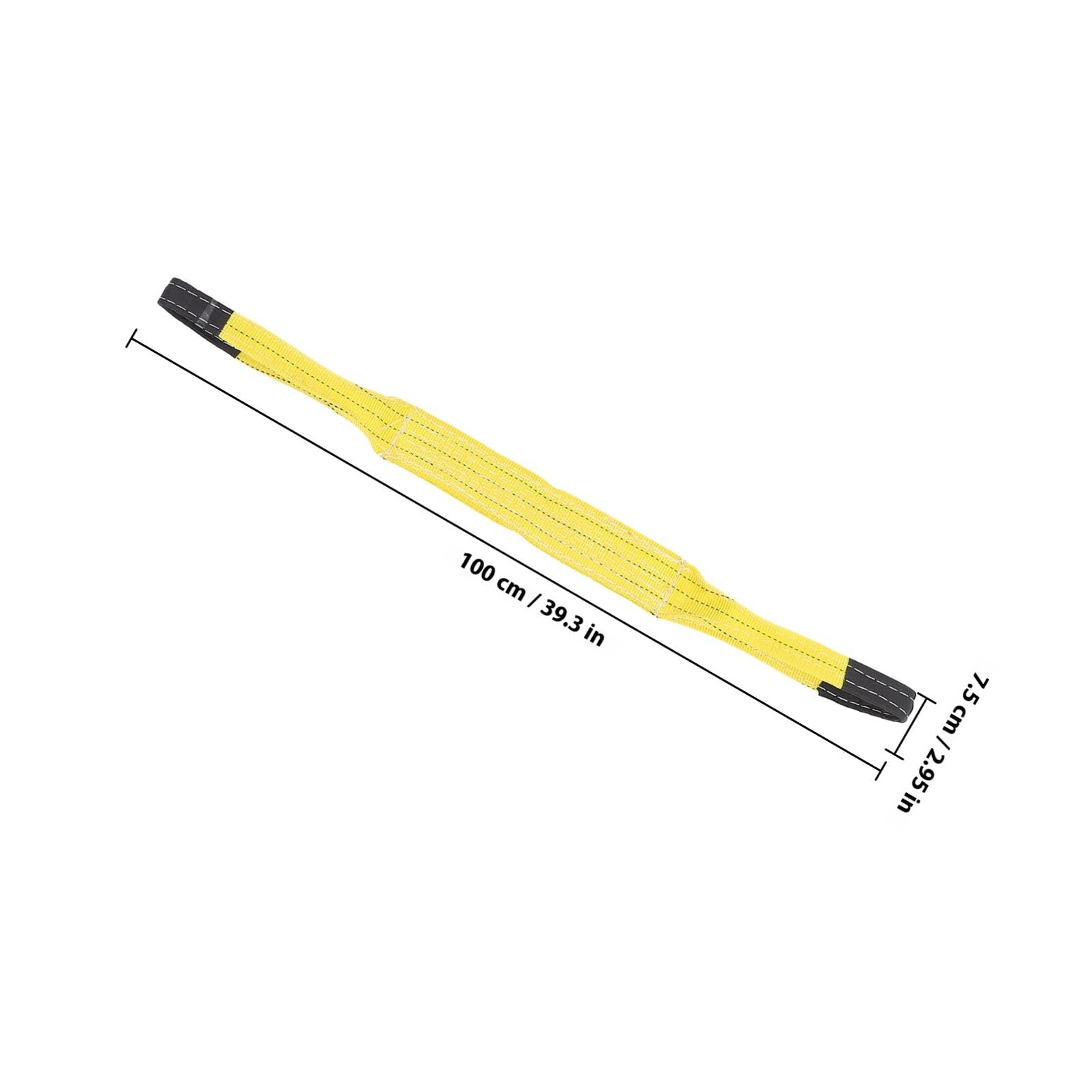 Cinghie Poliestere in 2 3t Sollevamento Piatti Fascia Resistente Pesante per Trasporto Mobili