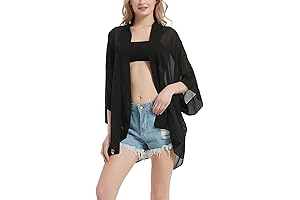 Lightweight Boho Lace Chiffon Capelets