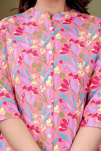 Image of FebQ Printed Shirt Style Top for Women