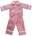 GIVBRO 45,7 cm bambola pigiama vestito vestiti casual abiti - top e pantaloni 43-46 cm bambola costume accessori, 2 pz/set (#C)