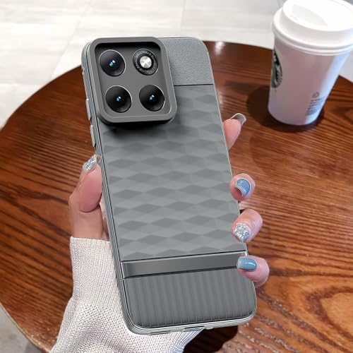 Image of Outlouders Back Cover for Motorola Moto Edge 70 Fusion 5G | Full Camera Protection | TPU Soft Flexible Shockproof Bumper Case (Grey)