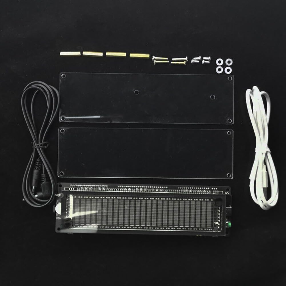 LED Music Spectrum Indicator, VU Meter Indicator Analyzer, VFD2515 Audio Spectrum Analyzer VFD Sound Control Music Level Display VU Meter