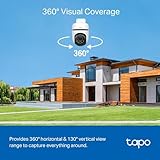 Tapo C510W 2K Outdoor Pan/Tilt Security Camera, 360°Visual Coverage, IP65 WiFi Camera, Motion Tracking, Full-Colour Night Vision, Cloud and Local Storage, Works With Alexa and Google, No Monthly Fee - Image 7
