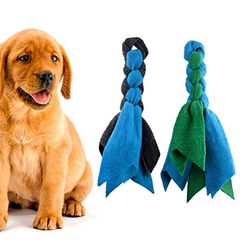 Brinquedo para cães - Brinquedo para cães - 2 peças de corda de mastigar para cães de tecelagem com