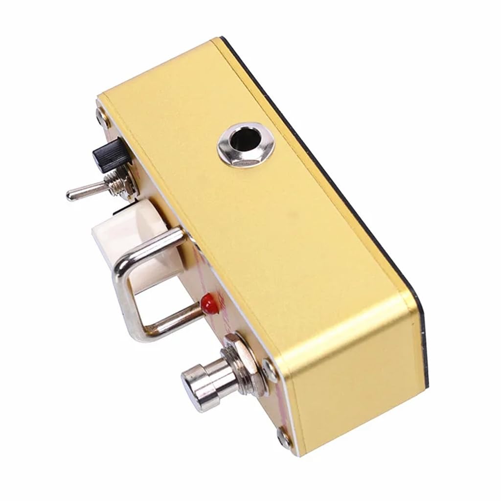 AC STAGE - Pedal de efectos de simulador de guitarra acústica, mini pedal de efectos de guitarra AC, derivación verdadera, carcasa de metal, accesorios de piezas de guitarra