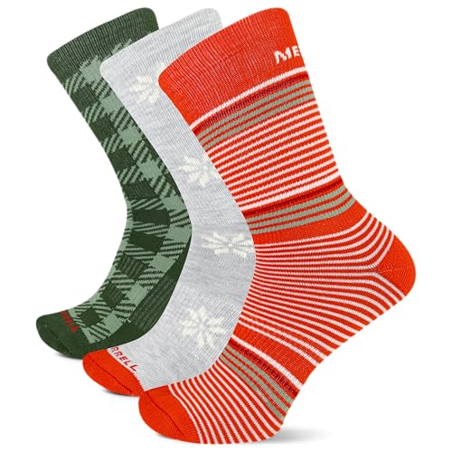 Image of Merrell Repreve Cushioned Hiker Crew Socks 3 Pair