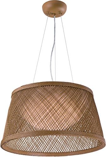 Maxim 54374NA Bahama Hemp String Outdoor LED Pendant, 1-Light 12 Watt, 11"H x 20"W, Natural