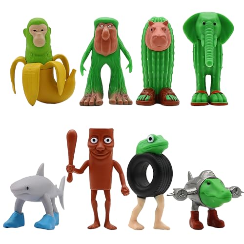 Lot de 8 figurines italiennes brainrot