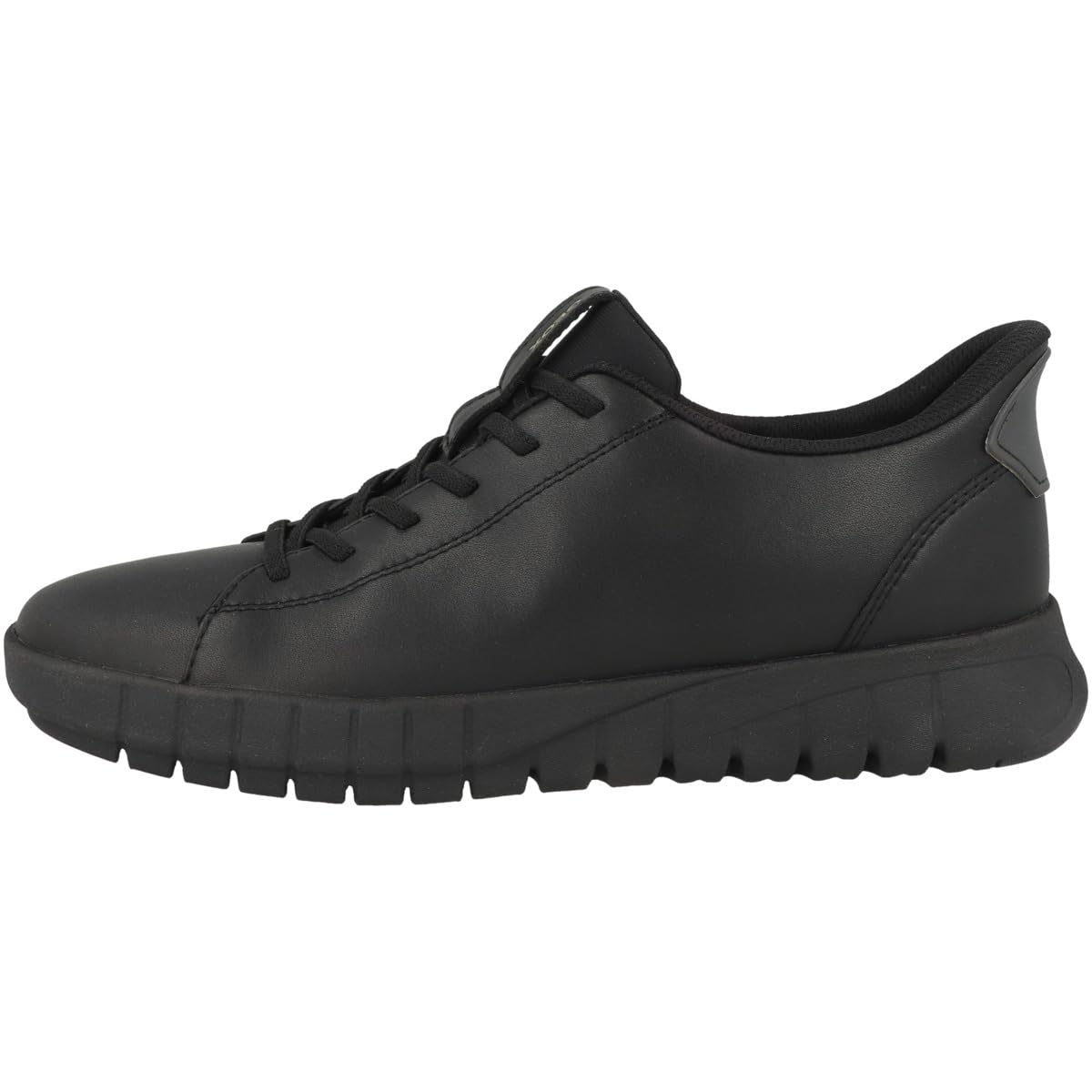 Geox Women's D FLEXTRIDE Plus A Trainers, Black, 41 EU, Black, 7.5 UK