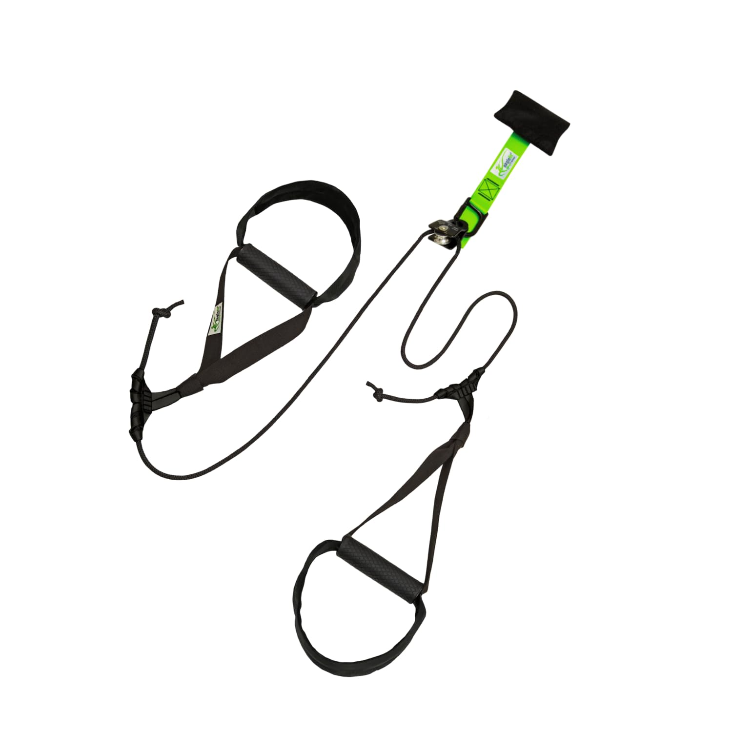 eaglefit Sling-Trainer Base, Fitnessgerät, Schlingentrainer inkl. Umlenkrolle und Türanker, Längenverstellung 80-155 cm