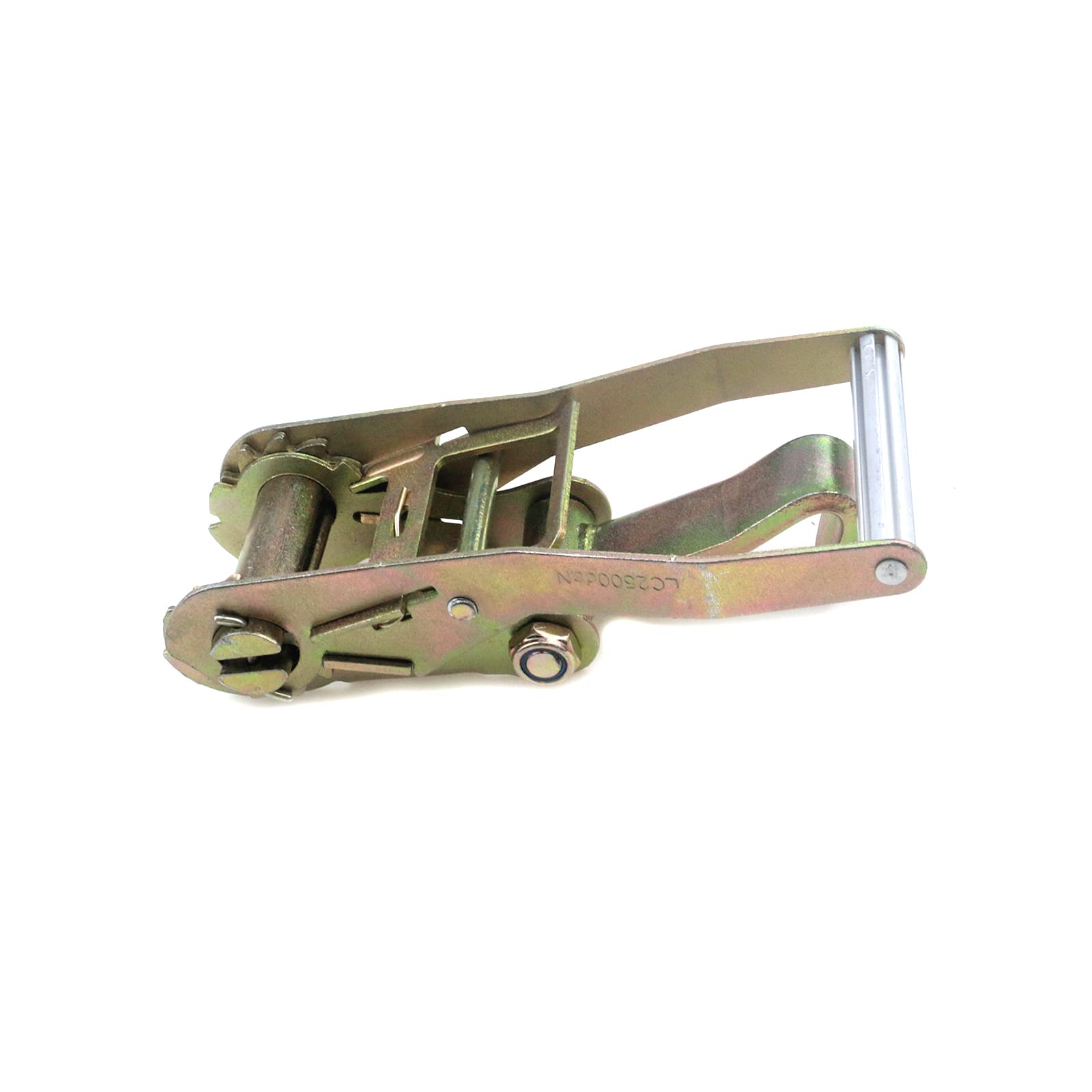 KUMGROT 2 cinghie a cricchetto da 5,1 cm, per carrelli di traino, auto, camion, rimorchi, con gancio a J, adatte per larghezza della cinghia 50 mm, carico 5000 kg