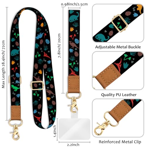 Image of Piefly Cell Phone Lanyard Crossbody Wrist Strap Adjustable for Women Cute | Travel Daily Cruise, Around the Neck, Hands-free, Universal, Fit Keys ID badge, Accessories, Compatible with Most Smartphones
