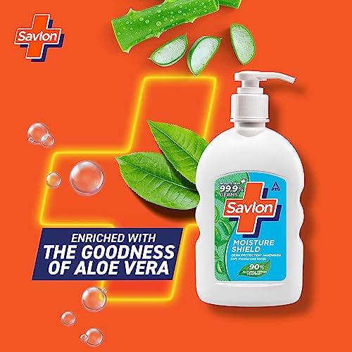 Image of Savlon Moisture Shield Germ Protection Liquid Handwash, 200ml