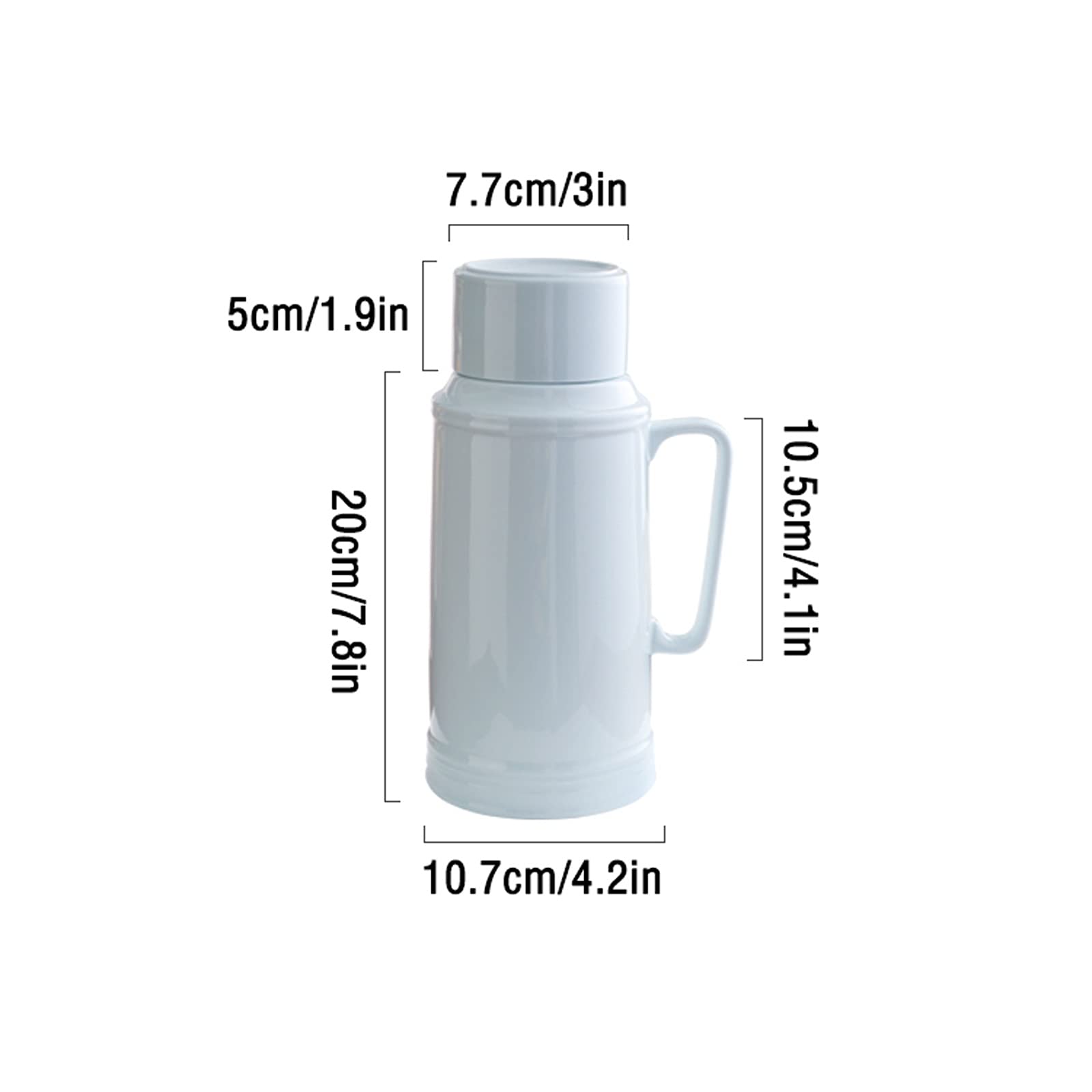Jarra de Agua Jarra de cerámica con Tapa y caño Hogar Fácil Limpie la Jarra Resistente al Calor Ideal para té Helado, sangría, Limonada (40.5 oences) Teteras de té Helado (Color : Pink)