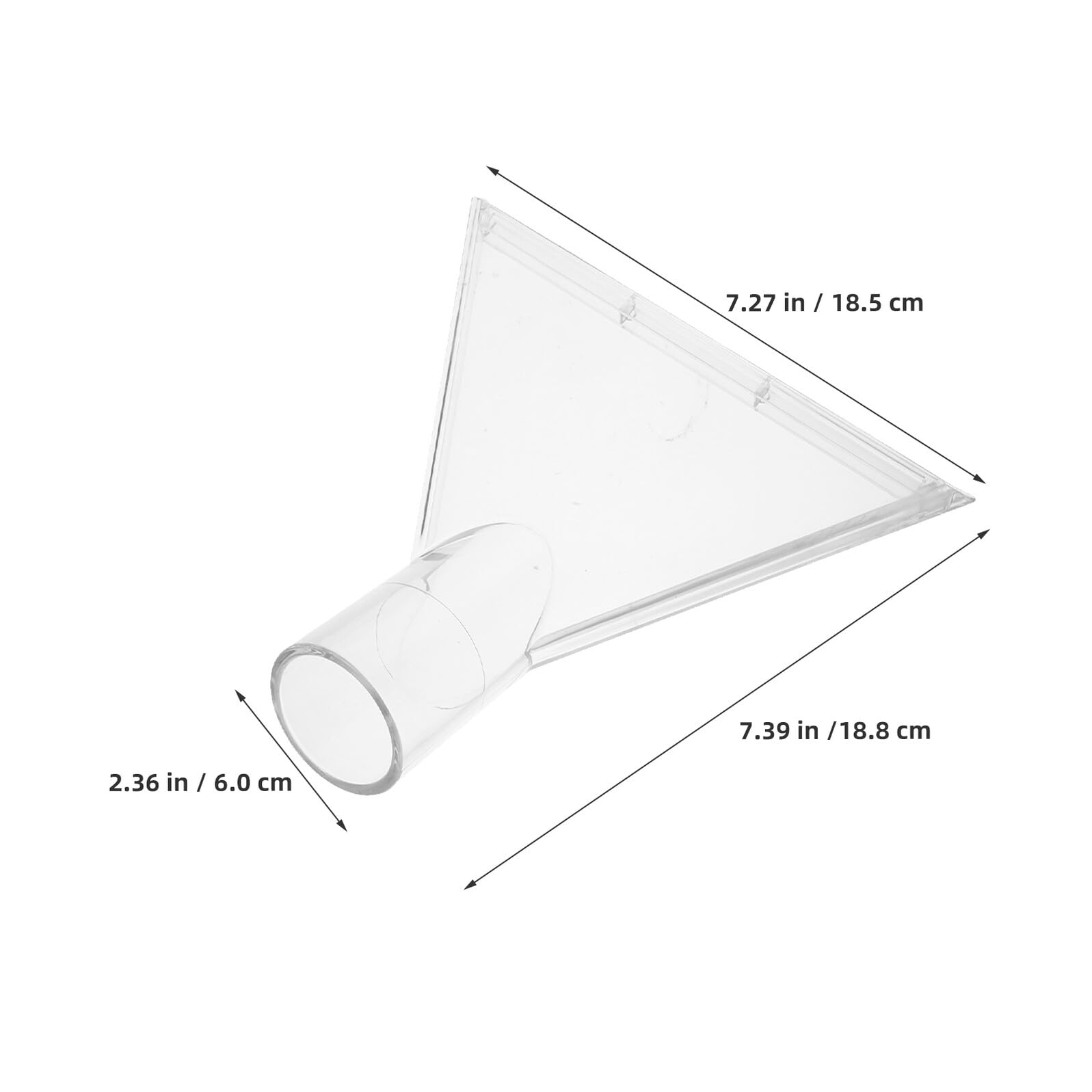 2piezas Cabezal de Aspiradora Boquilla Transparente de Repuesto Accesorios para Extractores de Boquillas para Máquina de Limpieza para Tapicería de Sofás y Alfombras