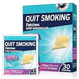 BAYON Parches para dejar de fumar 14 mg Paso 2 reduccion gradual del tratamiento antitabaco – Elimina dependencia y controla ansiedad – 30 parches naturales 24h
