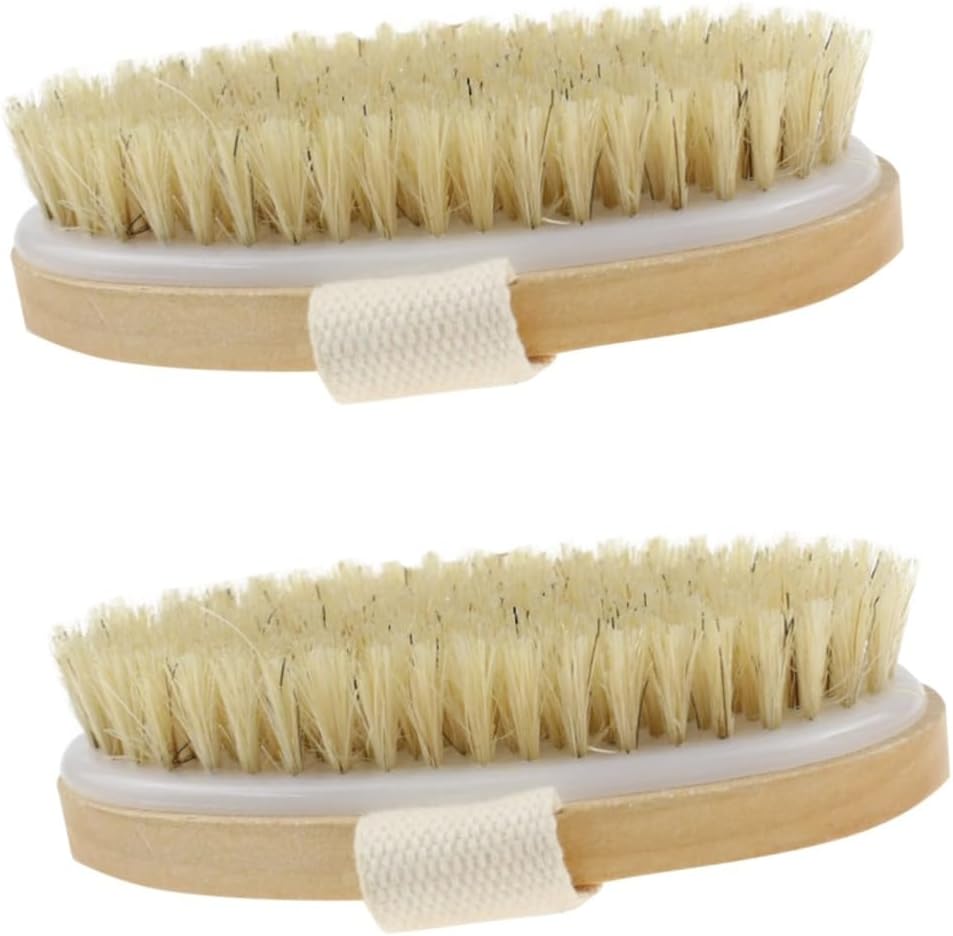 2Pcs Facial Scrubber Voor Gezicht Facial Massager Facial Droge Borstel Facial Exfoliator Borstel Droog Borstel Voor Lichaam Droog Borstelen Borstel Model Longen Vingertop Scheur