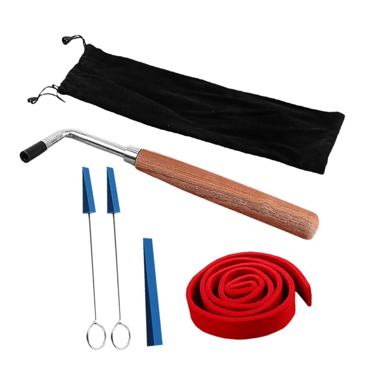 Strumenti Per Accordatura Pianoforte Con Chiave e Manico Kit Completo Per Pianisti Professionisti e Principianti Include Mute e Striscia Di Temperamento