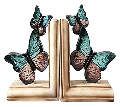 Ornement rétro RLKHXBS avec papillon bleu pour décor de bureau