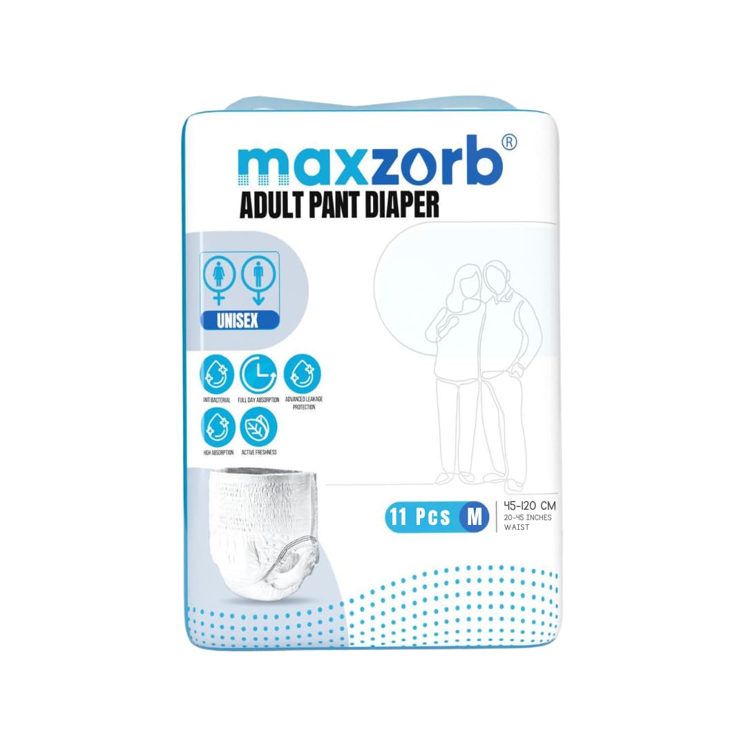 adult diaper pant | pant style | 12hrs absorption-protection | unisex | odour control (M)-image-37