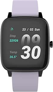 BeeMedic Ateş Ölçerli Akıllı Saat Lila (LİLA)