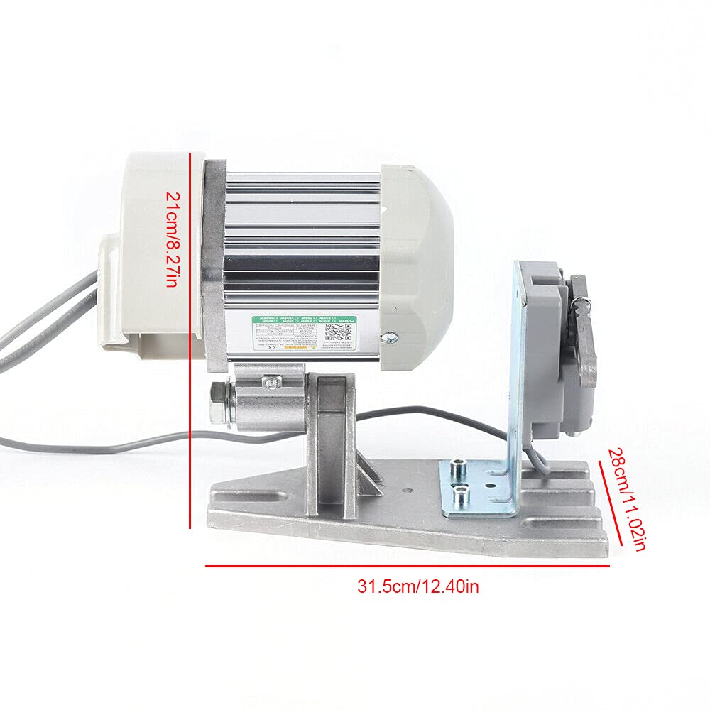 Macchina da cucire, 99,5% rame, 750 W, motore da cucire a risparmio energetico per principianti, fai da te per vestiti, tende, artigianato