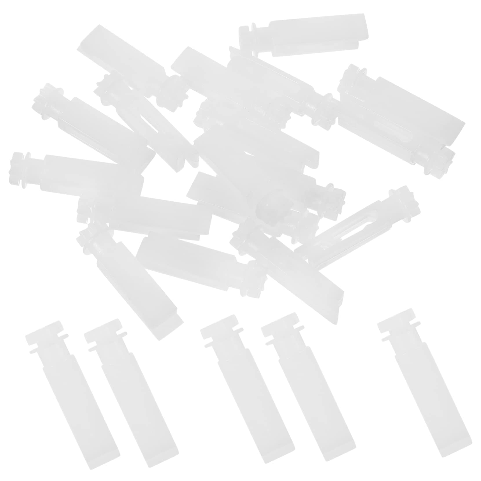 Cabilock 20pcs Vertical Blind Stems Replacement Parts for Easy Repair Lightweight Blind Repair Components for Window Maintenance Compatible