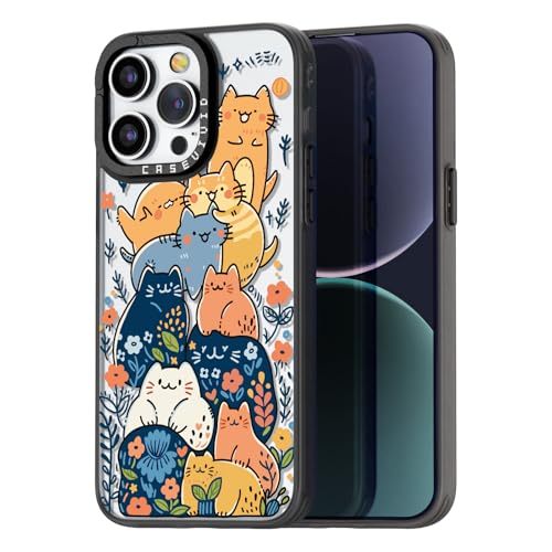 Coque iPhone 15 Pro Max girly - Le cadeau motif chat noir idéal pour elle