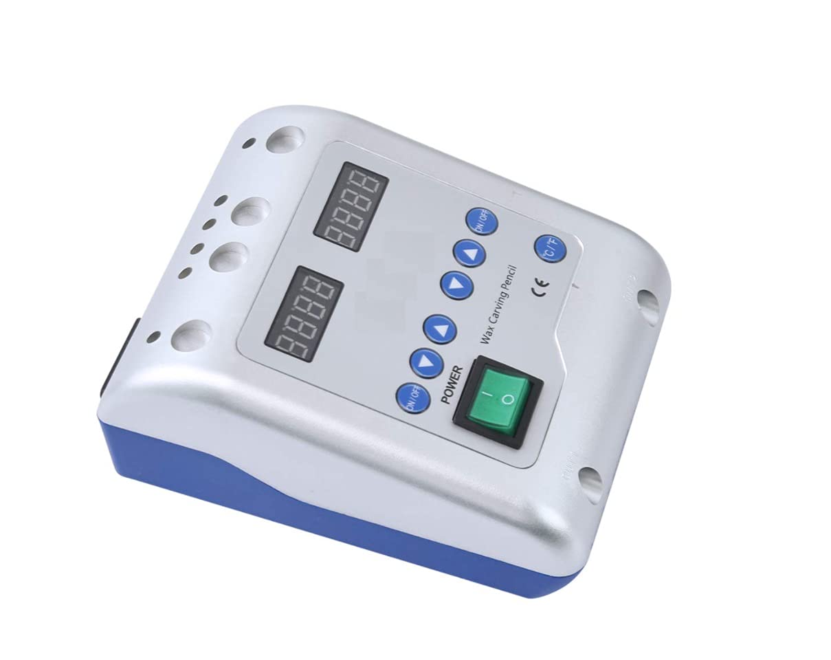 Electric Waxer Carving Knife Machine Waxing Carver with Double Pens & 6 Wax Tips