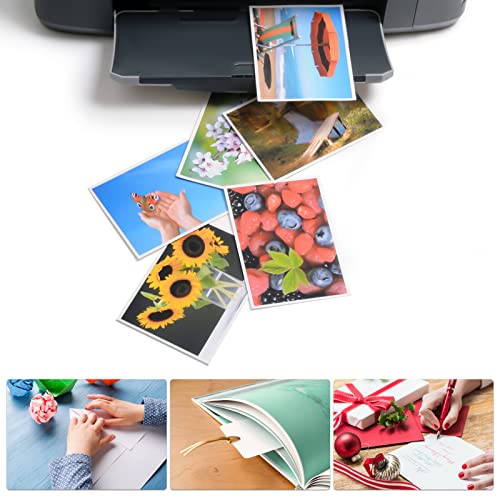 120 Sheets A4 White Cardstock Thick Paper, 74Lb White Card Stock Printer Paper, Heavy Weight Cover Card Stock (200 Gsm) For Invitations, Wedding, Stationary Printing #TOP6