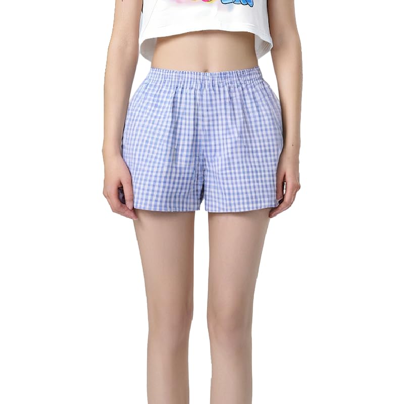 Y2K Boxershorts Donna Sets Pigiama Cotone Donna Pataloni Estivi Corti Pigiama Shorts Casual Outfit 3in1 XS-XL