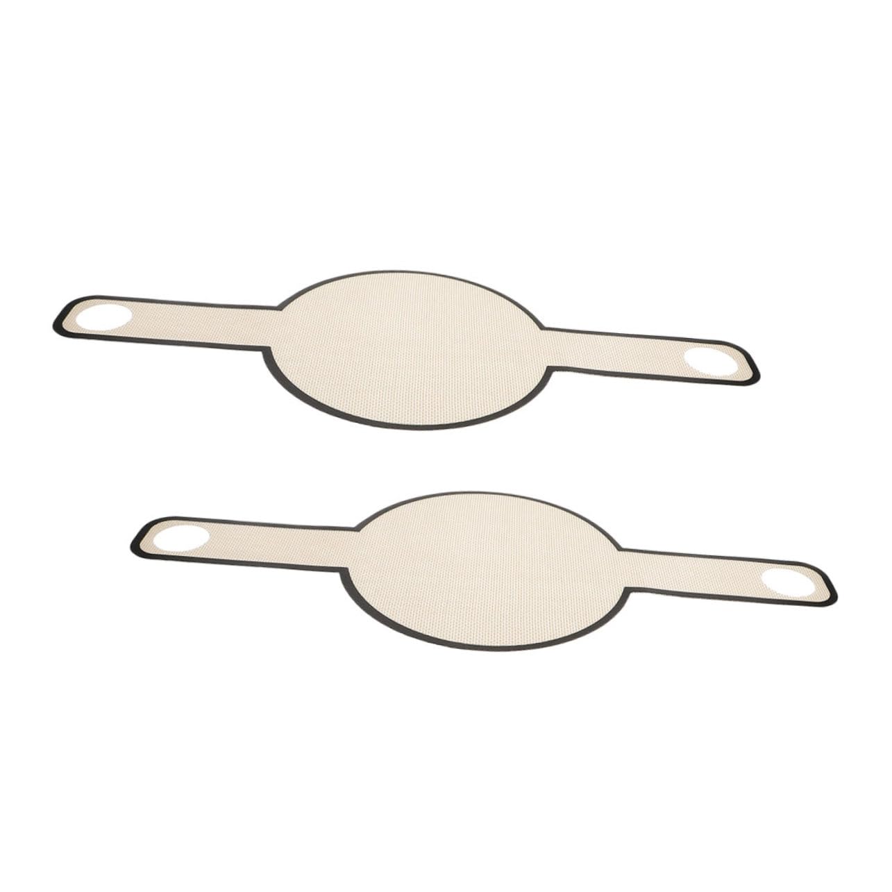 Amosfun 4 Piezas Alfombrilla para hornear con transferencia de cocinas accesorios cocinita oven fibra de vidrio molde para hornear herramientas de pan de pan Brown