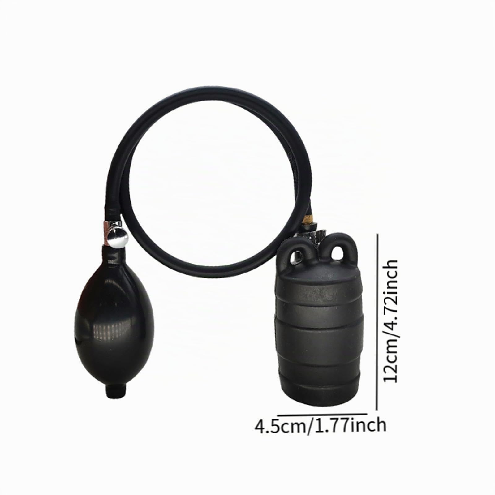 Bouche de Tuyau Gonflable, Tuyau D'identification En Caoutchouc pour Canalisation, Airbag Gonflable, Bouchon D'essai D'égout, Test de Plomberie, avec Balle Gonflable à La Main, Dn50