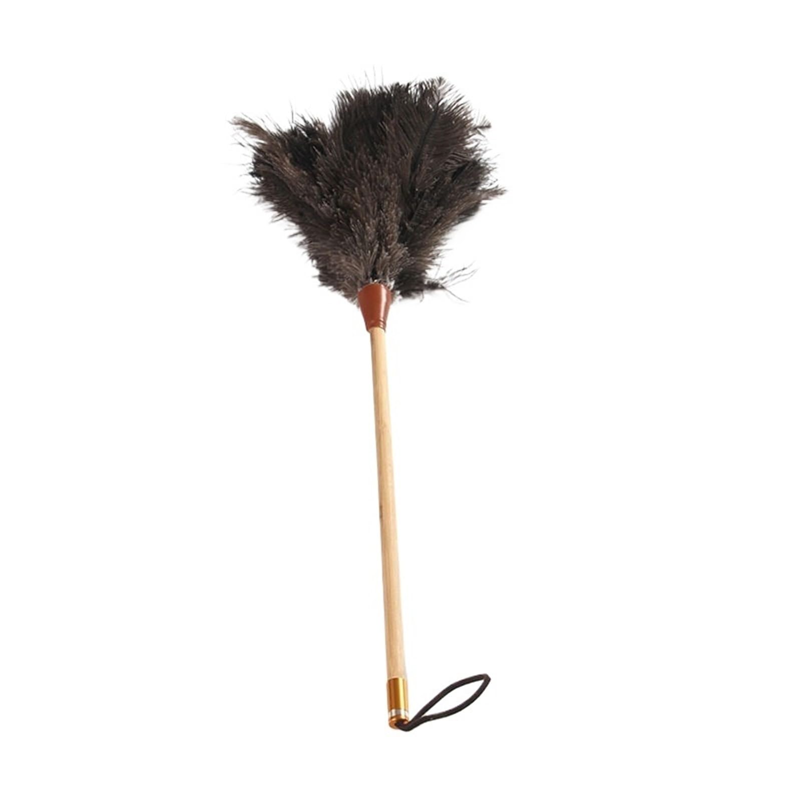 Extendable Dusters For Cleaning Feather Duster Retractable Dust Home Cleaning Tools(Wooden handle)