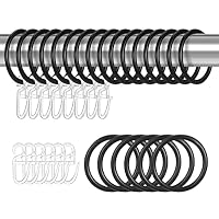 80 Stück Vorhangringe Mit Haken – Edelstahl, Bronzefarben, Ø 30 Mm, Für Gardinenstangen Bis 2,5 Cm