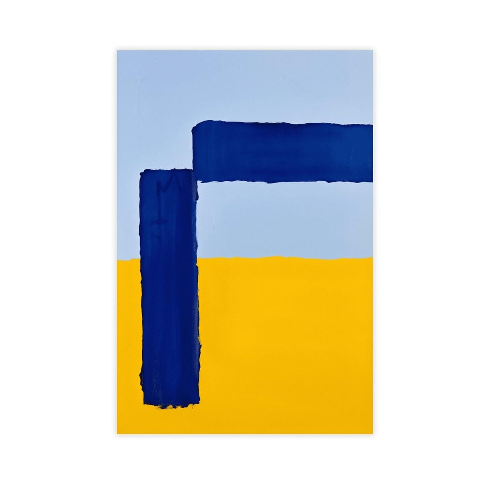 Zguols Warm Desert Abstract And Minimalist Poster 9 Canvas Poster Bedroom Decor Sports Landscape Office Room Decor Gift Unframed Print 24" L X 36" W