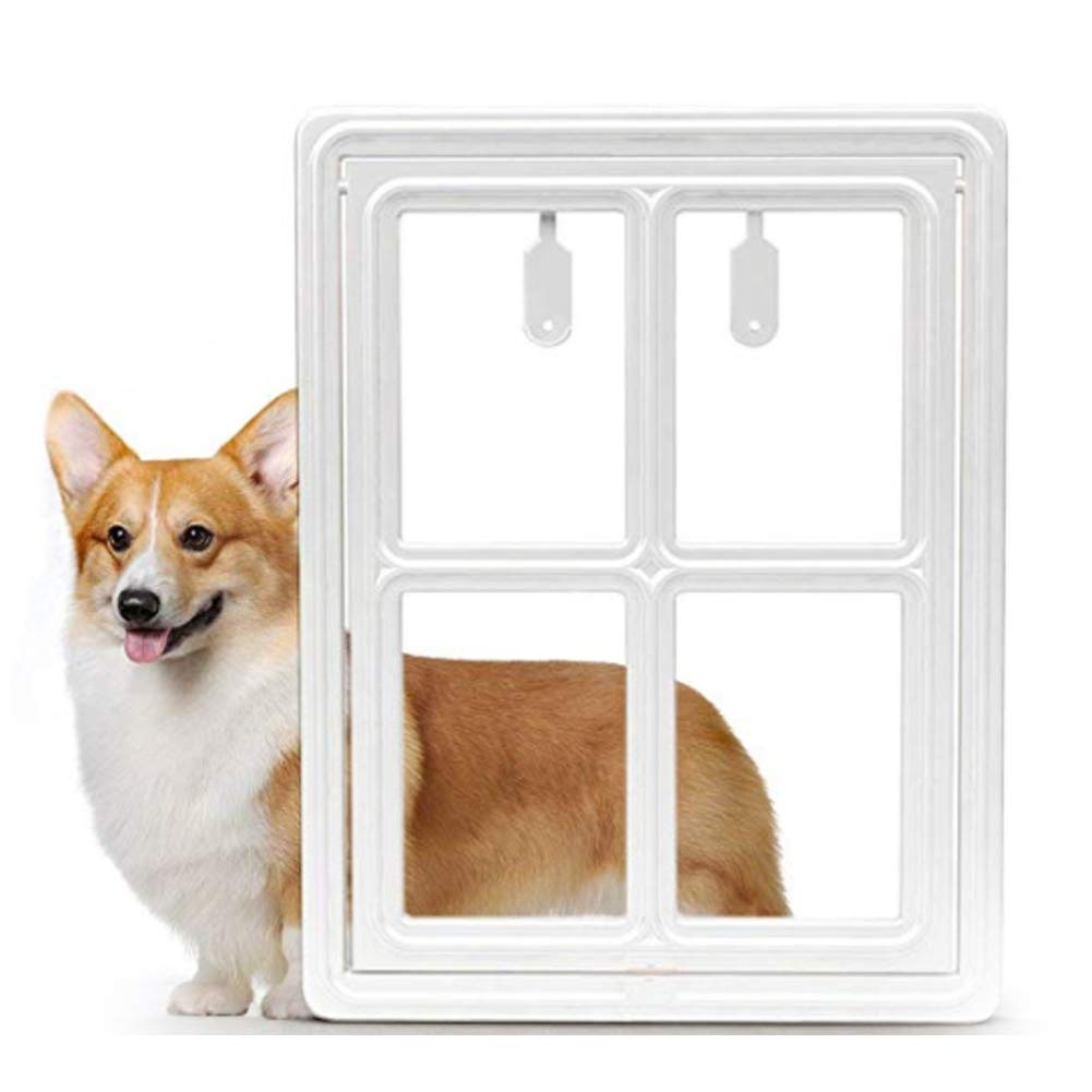 Hundeklappen Katzenklappe Haustier Bildschirm Für Fliegengittertür,Automatische Sperre,Einfache Installation Genug Freiheit Für Katze Und Kleinen Hund