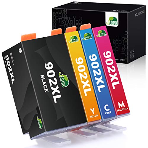 JARBO Compatible Ink Cartridges Replacement for HP 902 902XL use with OfficeJet Pro 6968 6978 6958 6962 6954 6950 6960 6970 6979 6975 Printer
