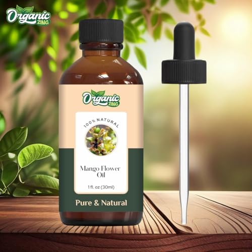Image of Organic Zing Mango Flower (Mangifera Indica) Oil | Pure & Natural Essential Oil for Skincare, Haircare, Aroma & Diffusers- 30ml /1.01fl oz