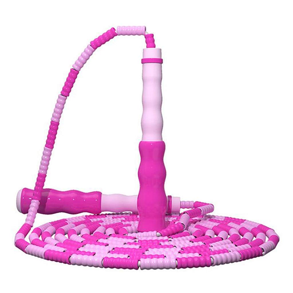 Corda per saltare in PVC Sport Famiglia Bambini Fantasia Antiscivolo Maniglia Hard Bead Yoga Salto