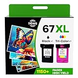 67XL Black/Tri-Color Ink...