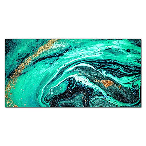 Décoration tableau en verre Liquides Mélangés 100x50cm de sécurité mural