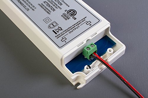 Image of 12v ETL Listed Triac Dimmable Driver Transformer Constant Voltage Power Supply for LED Strip Light Control by AC Wall Dimmer (12v 50w ETL Listed)