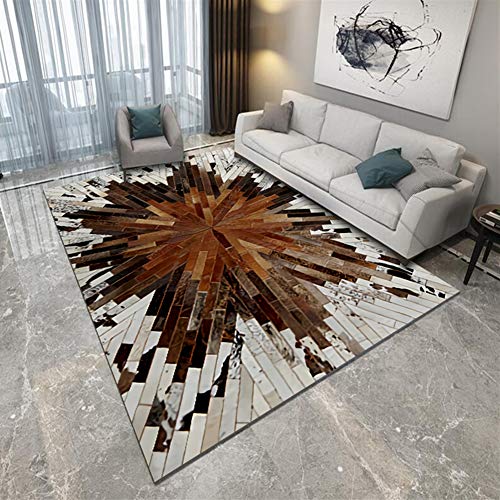 Ommda Alfombras Modernas Salon Dormitorios 3D Grandes Rectángulo Anti