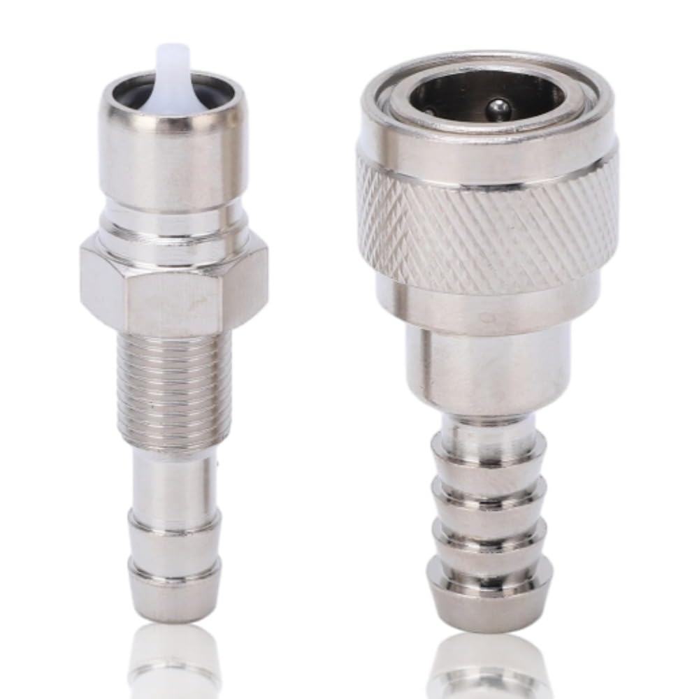 KIMISS 2pcs Connecteur de Tuyau de Carburant, Connecteur de Ligne de Carburant Mâle Femelle 3B2 70250 1 Connecteur de Carburant Hors-bord pour Moteur Hors-bord 2 4 Temps 5HP à