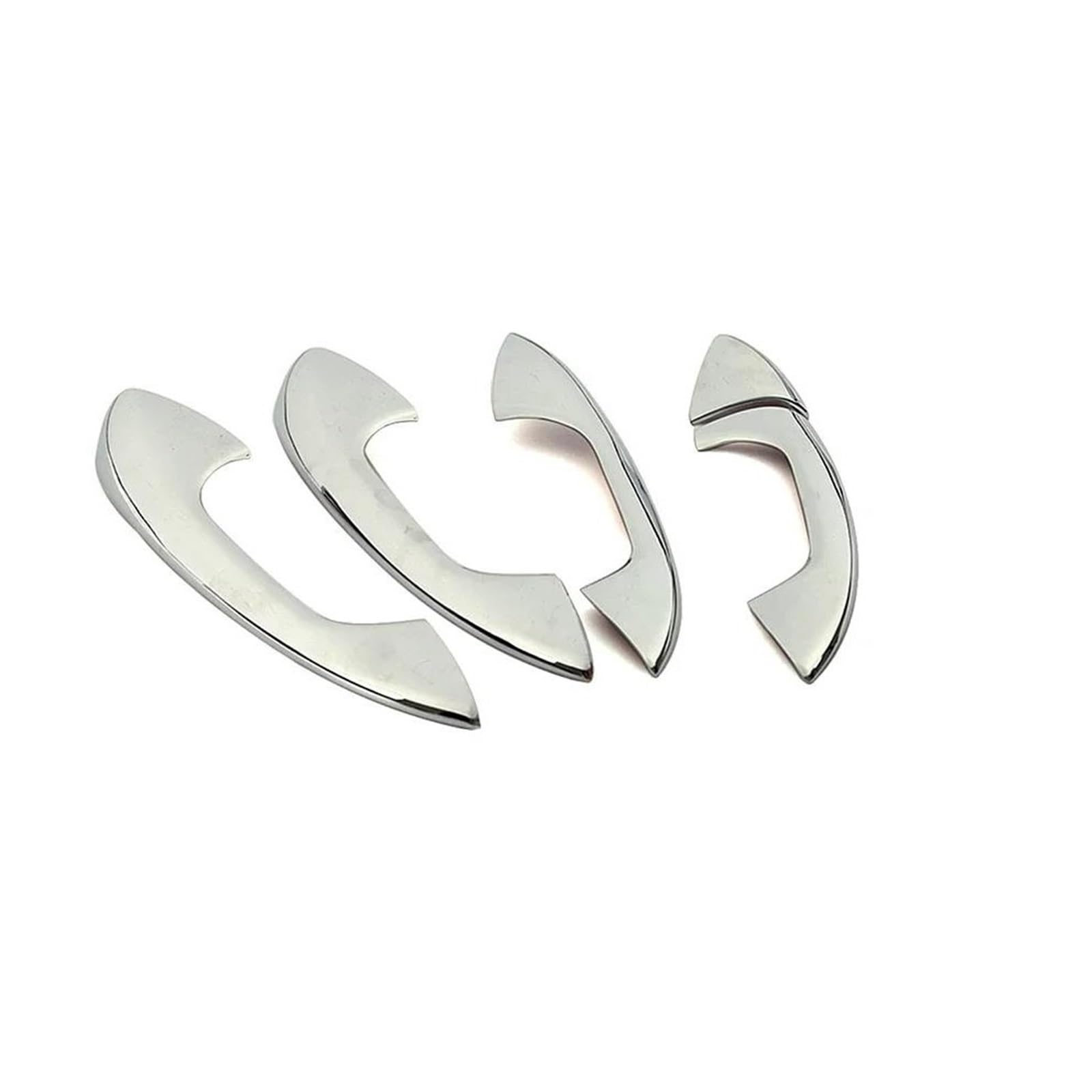 Ujnheq Chrome A Car Exterior Refit Door Handle Bowl Cover Modify Frame Trim For Benz A B C E Cla Glb Glc Class 2020 2021(Chrome A)