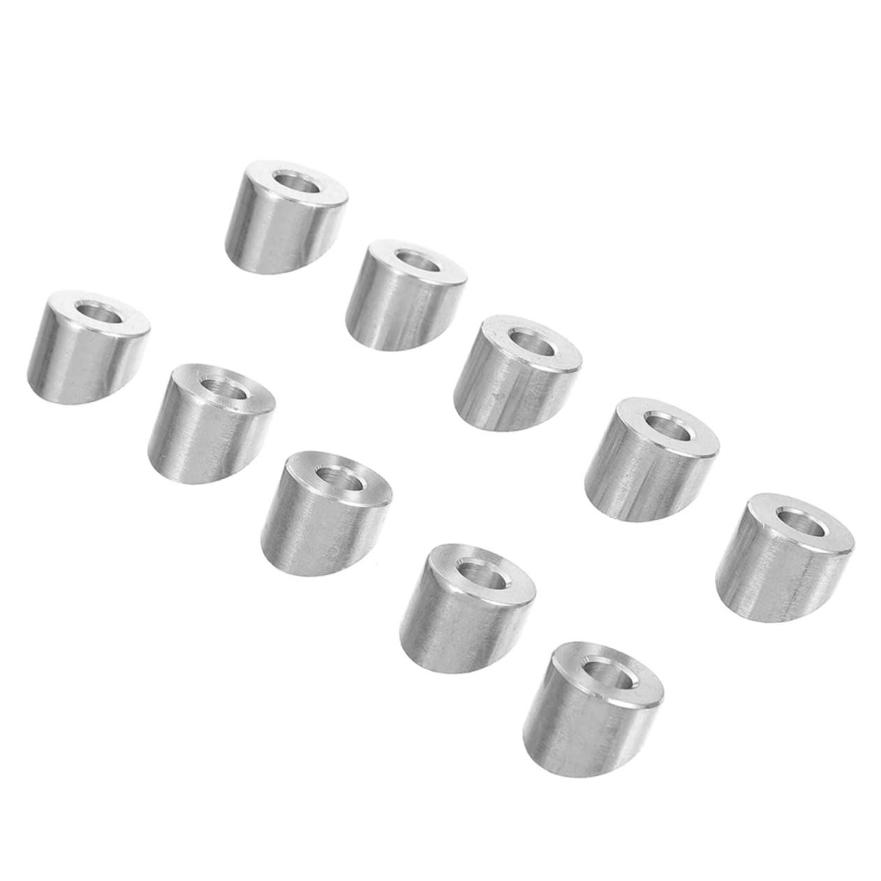 LIFKOME 10Pcs Stainless Steel Curved Washers for Cable Railing Hardware Angle Design for Deck Cable Railing Projects Compatible with Various Terminal