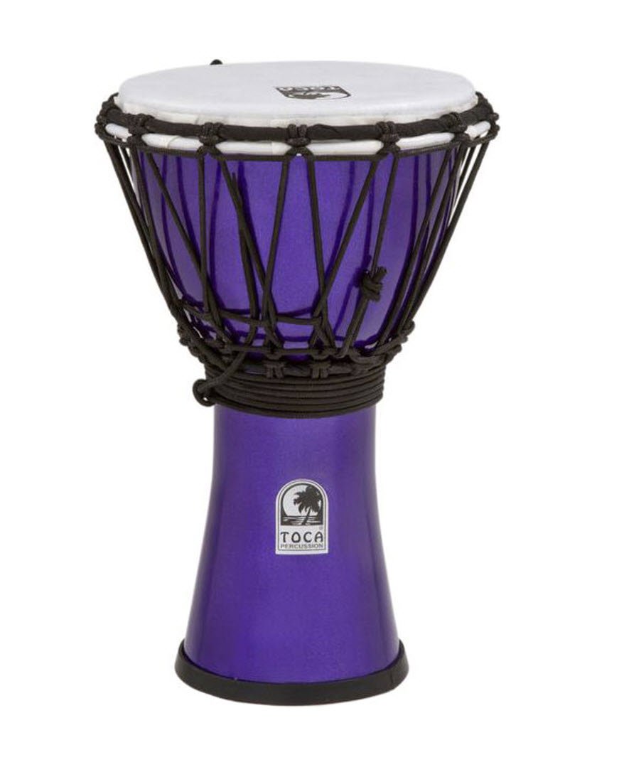 Toca Freestyle Color Sound Djembe - Metallic Indigo